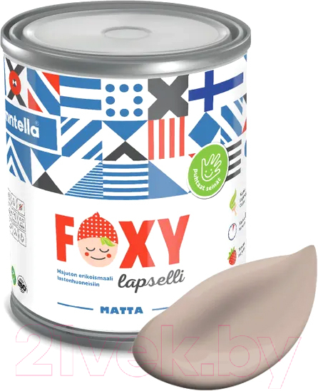 Краска Finntella Foxy Lapselli Matte Kukka / F-50-1-1-FL220