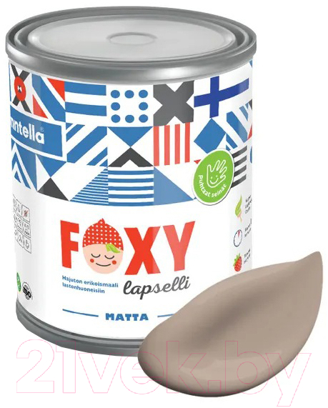 Краска Finntella Foxy Lapselli Matte Muruseni / F-50-1-1-FL221