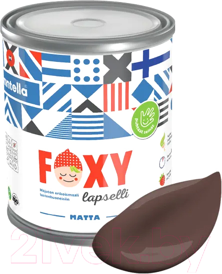 Краска Finntella Foxy Lapselli Matte Juuri / F-50-1-1-FL226