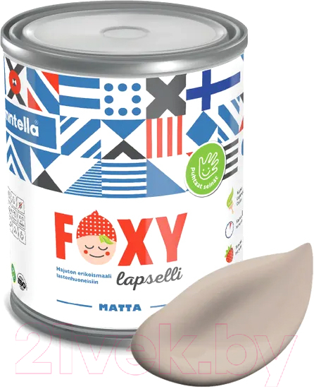 Краска Finntella Foxy Lapselli Matte Lempea / F-50-1-1-FL229