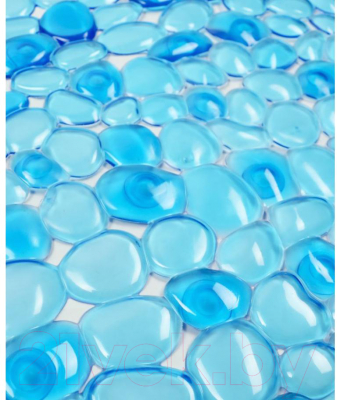 Коврик для ванной АкваЛиния 6836-1 (камешки синий)