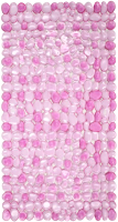 Коврик для ванной АкваЛиния 6836-2 (камешки розовый) - 