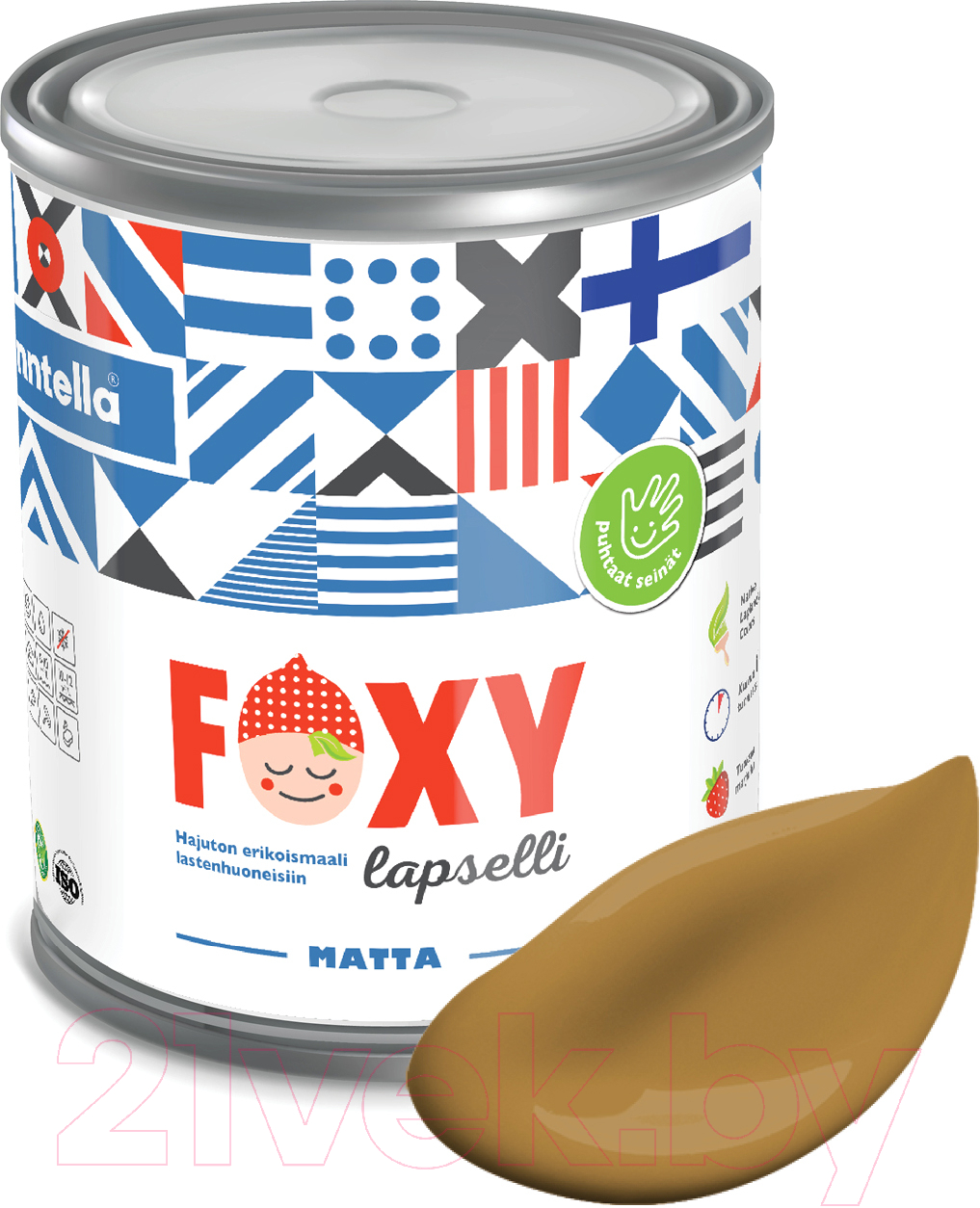 Краска Finntella Foxy Lapselli Matte Oranssi / F-50-1-1-FL262