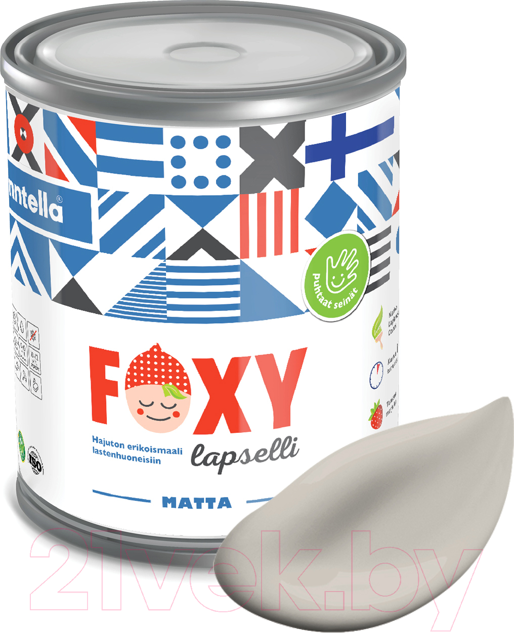 Краска Finntella Foxy Lapselli Matte Pyyhe / F-50-1-1-FL263