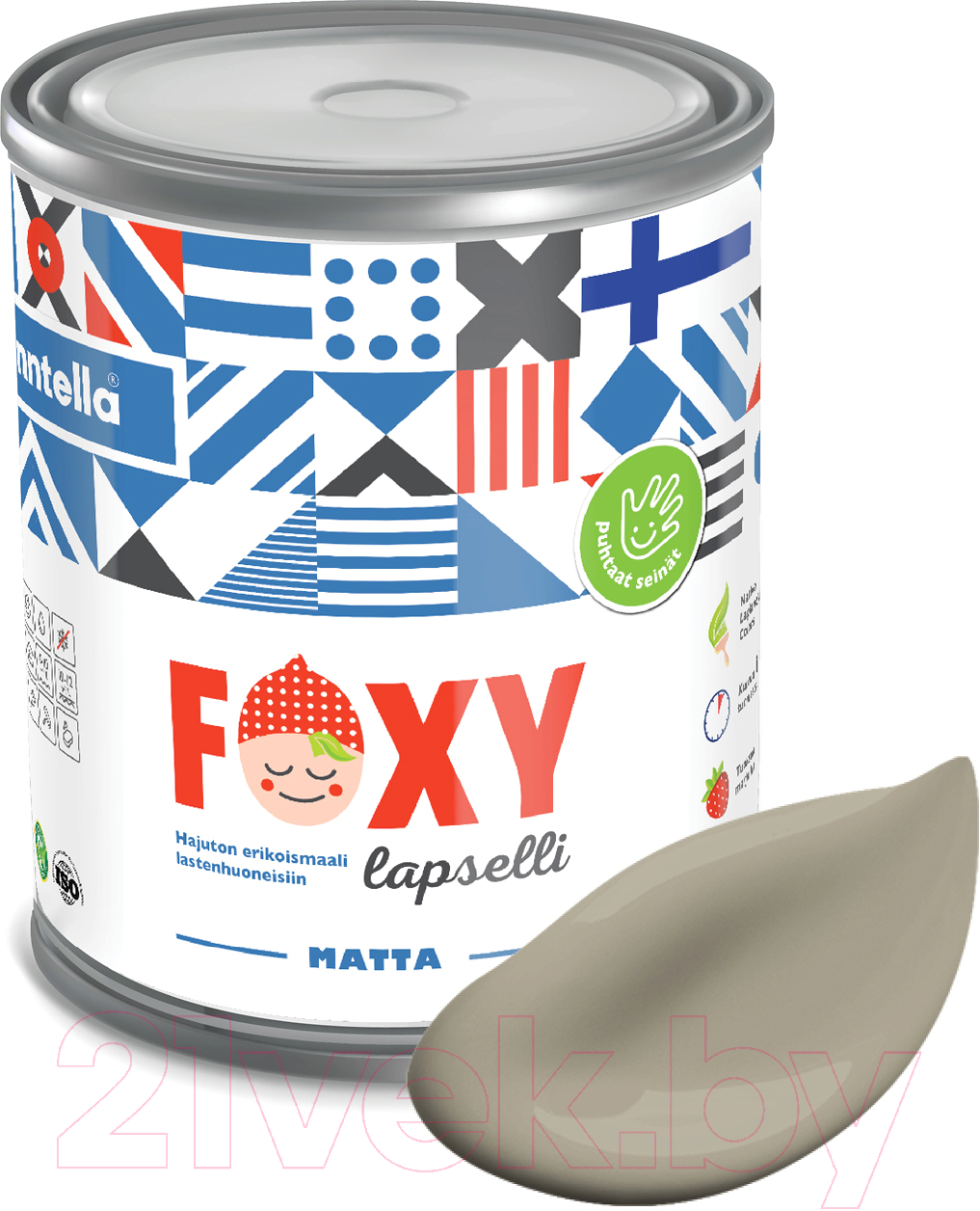 Краска Finntella Foxy Lapselli Matte Maukas / F-50-1-1-FL266