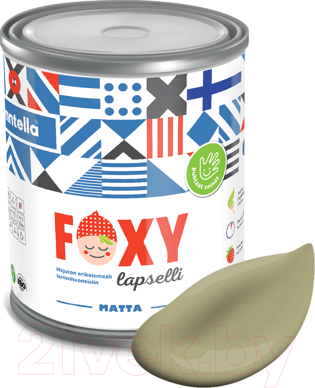 Краска Finntella Foxy Lapselli Matte Pelto / F-50-1-1-FL267