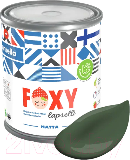 Краска Finntella Foxy Lapselli Matte Fiksu / F-50-1-1-FL270