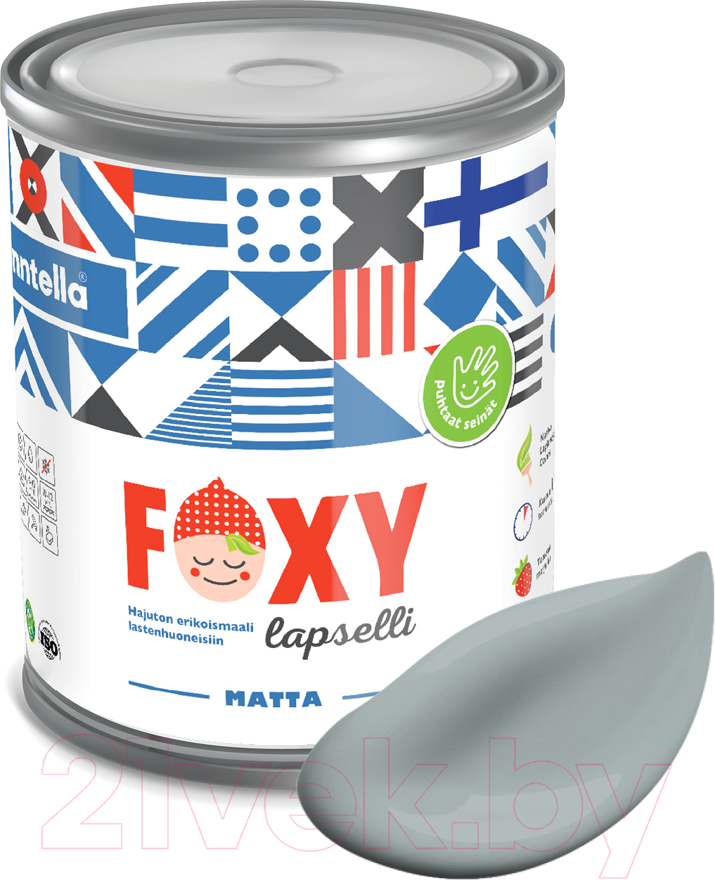 Краска Finntella Foxy Lapselli Matte Lampi / F-50-1-1-FL275