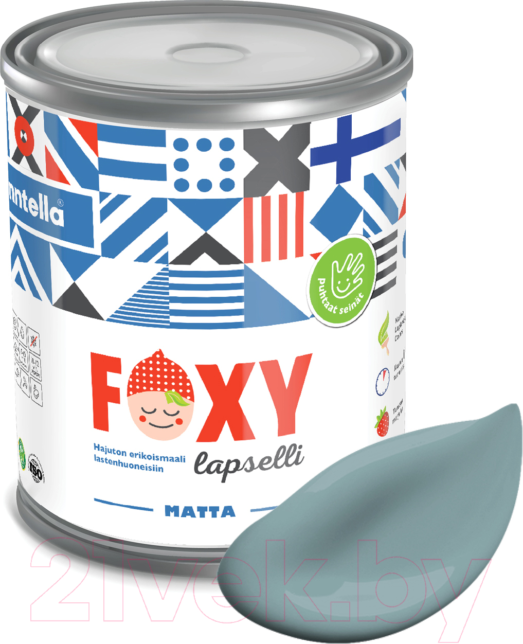 Краска Finntella Foxy Lapselli Matte Makeinen / F-50-1-1-FL279