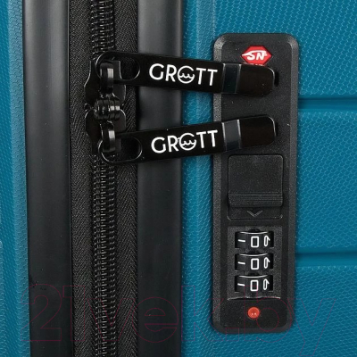 Чемодан на колесах Grott 227-PP002/3-25MRN (синий)