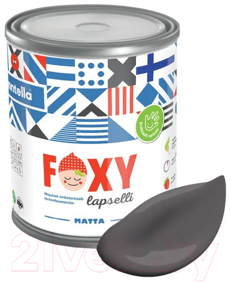 Краска Finntella Foxy Lapselli Matte Tumma / F-50-1-1-FL243