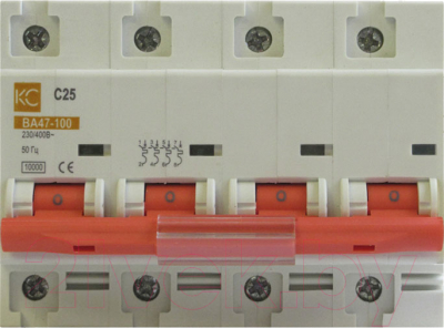 Выключатель автоматический КС ВА 47-100 4P 25A C 10kA / 81712