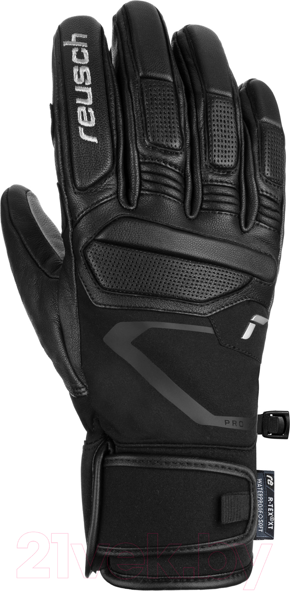 Перчатки лыжные Reusch Marco Schwarz / 6201112-7755 (р-р 7.5, Black/Grey Camo)