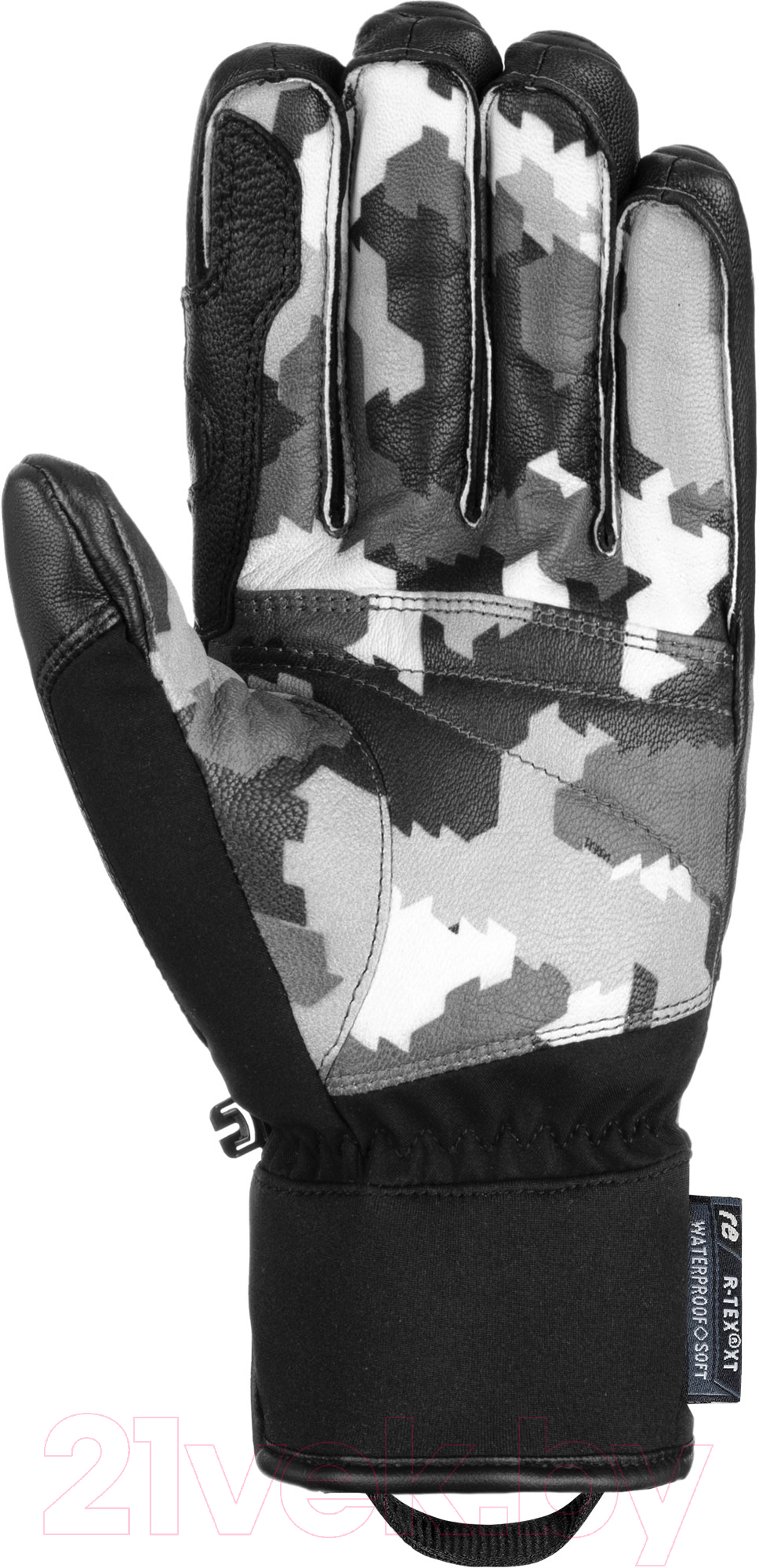 Перчатки лыжные Reusch Marco Schwarz / 6201112-7755 (р-р 7.5, Black/Grey Camo) — фото 2