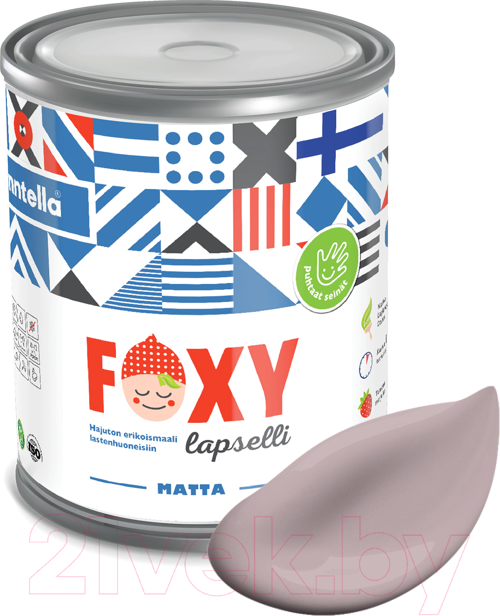 Краска Finntella Foxy Lapselli Matte Nukke / F-50-1-1-FL247