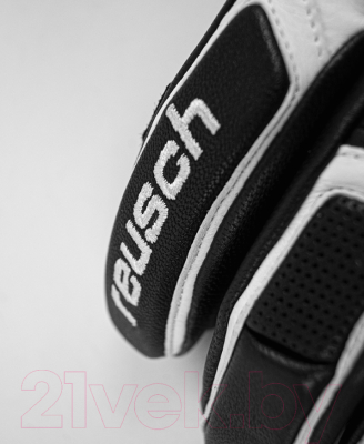 Перчатки лыжные Reusch Pro Rc / 6201110-7745 (р-р 7.5, Black/White/Fire Red)