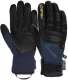 Миниатюра изображения товара Перчатки лыжные Reusch Pro Rc / 6201110-7470 (р-р 8, Black/Dress Blue/Gold)