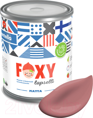 Краска Finntella Foxy Lapselli Matte Puolukka / F-50-1-1-FL249 (900мл)