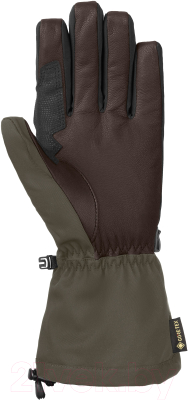 Перчатки лыжные Reusch Isidro Gtx Burnt / 4901319-5499 (р-р 9.5, Olive/Dark Brown)