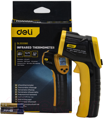 Изображение товара Инфракрасный термометр Deli DL333380