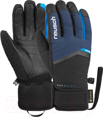 Перчатки лыжные Reusch Blaster Gtx / 6101329-4471 (р-р 9.5, Dress Blue/Black)