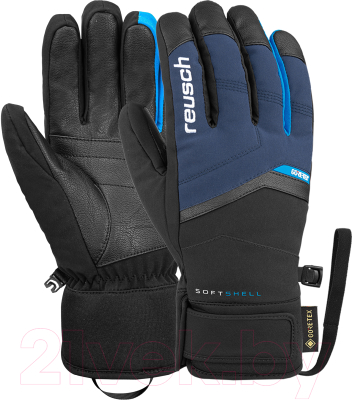 Перчатки лыжные Reusch Blaster Gtx / 6101329-4471 (р-р 10.5, Dress Blue/Black)
