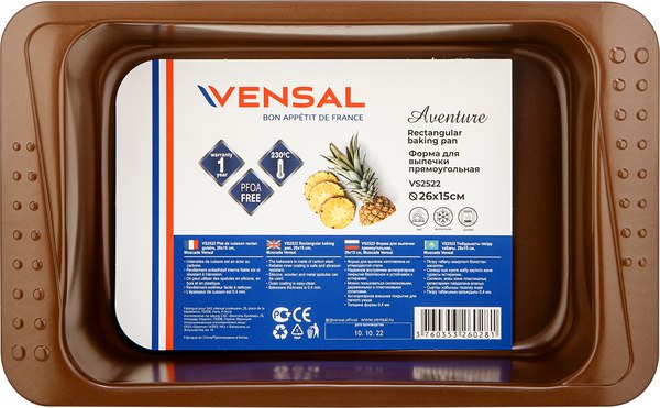 Форма для выпечки Vensal VS2522