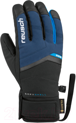 Перчатки лыжные Reusch Blaster Gtx / 6101329-4471 (р-р 8, Dress Blue/Black)