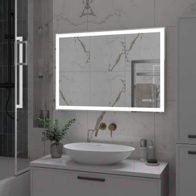 Купить Зеркало Континент Clamm Led 100x70 в Молодечно