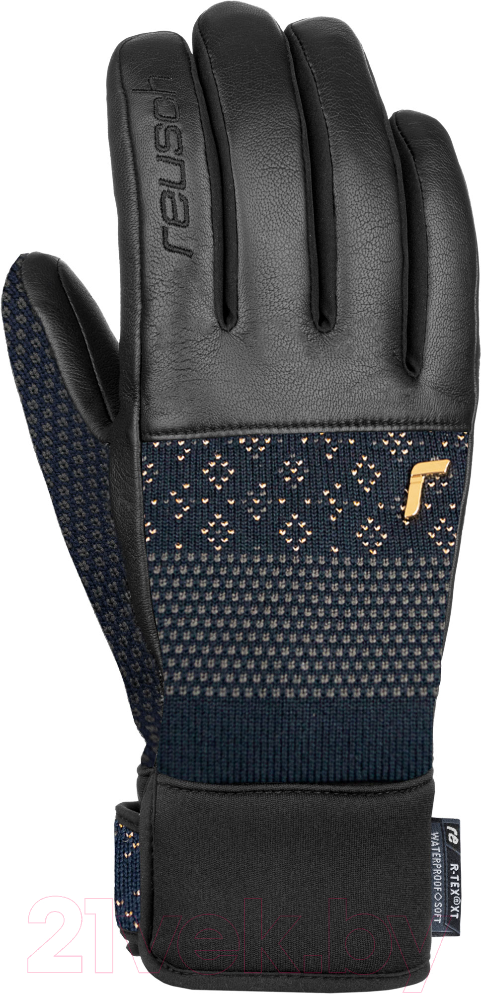 Перчатки лыжные Reusch Petra Vlhova R-Tex Xt / 6231271-4470 (р-р 8, Dress Blue/Gold)