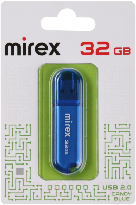 Usb flash накопитель Mirex Candy Blue 32GB / 13600-FMUCBU32