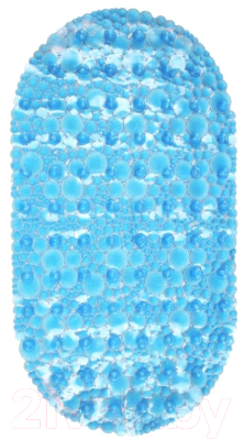 Коврик для ванной АкваЛиния 6534-1-01 (капля голубой)