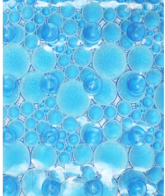 Коврик для ванной АкваЛиния 6534-1-01 (капля голубой)