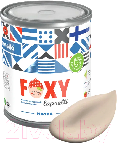 Краска Finntella Foxy Lapselli Matte Hymy / F-50-1-1-FL255