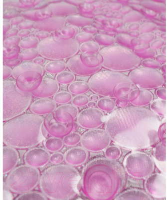 Коврик для ванной АкваЛиния 6534-1-02 (капля розовый)