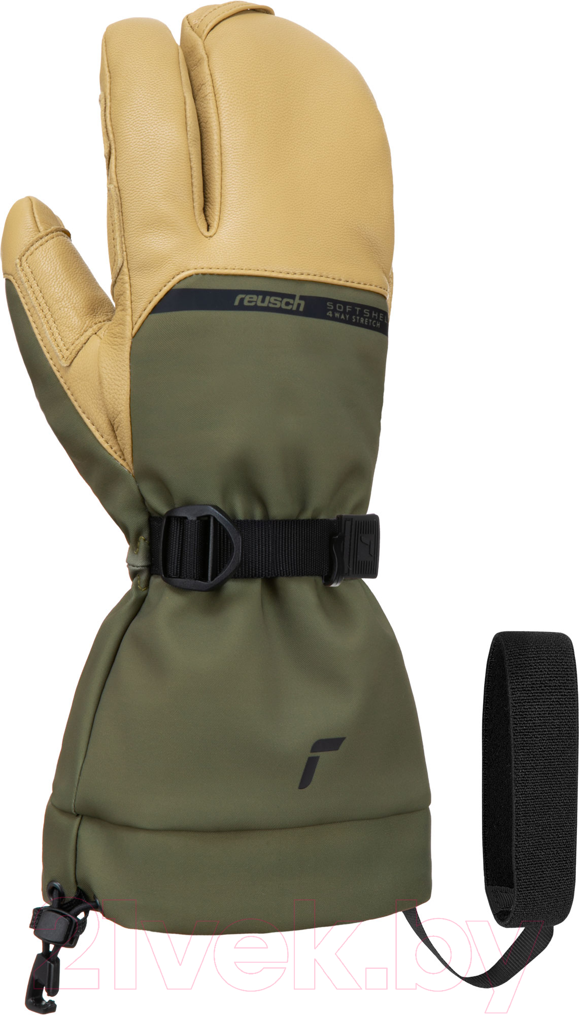 Варежки лыжные Reusch Discovery Gore-Tex Touch-Tec Lobster / 6202905-5490 (р-р 10, Burnt Olive/Camel)