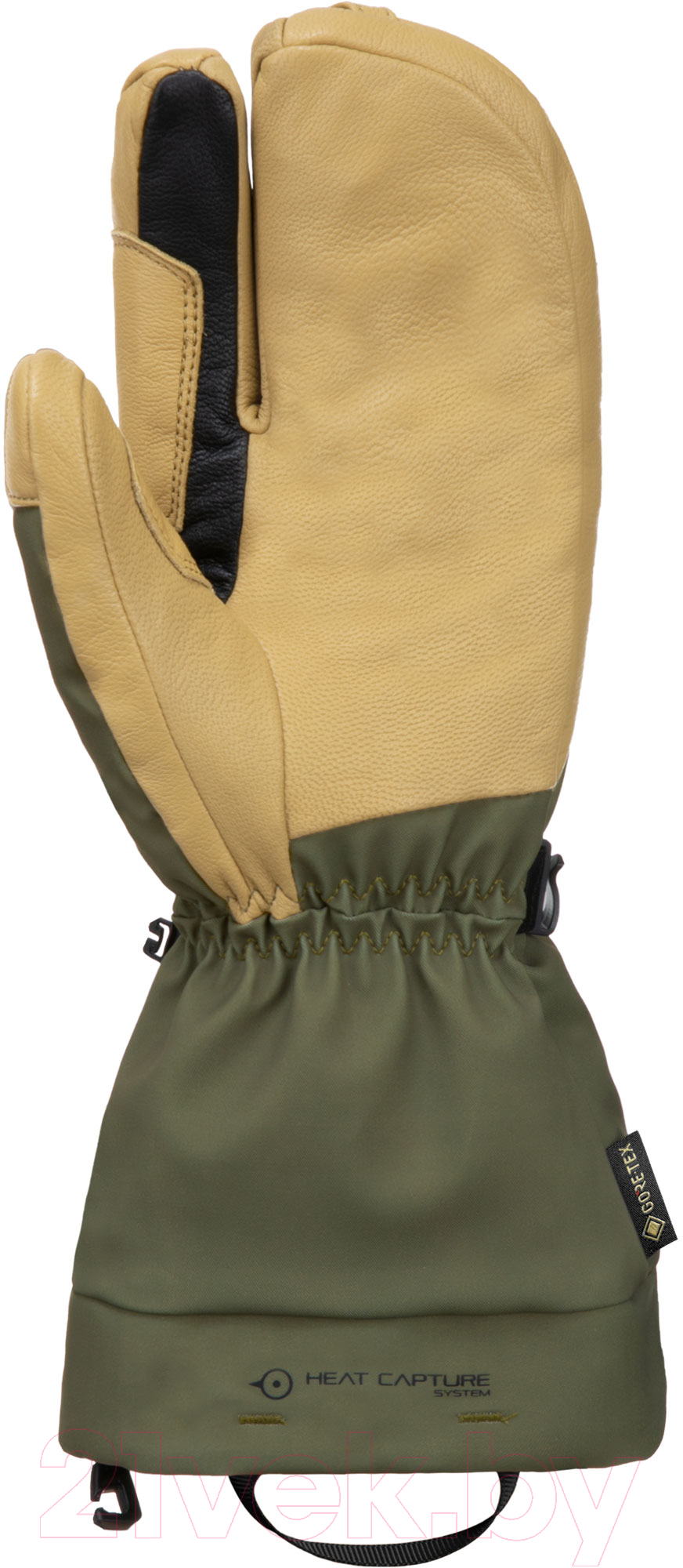 Варежки лыжные Reusch Discovery Gore-Tex Touch-Tec Lobster / 6202905-5490 (р-р 10, Burnt Olive/Camel) — фото 2