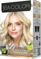 Крем-краска для волос Sea Color Hair Dye Kit тон 0.2 (бэйби блонд) - 