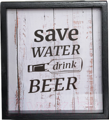 Копилка для пробок Richwood Save Water / beer2626-3g/black (черный)