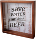 Копилка для пробок Richwood Save Water / beer2626-3g/brown (темный) - 