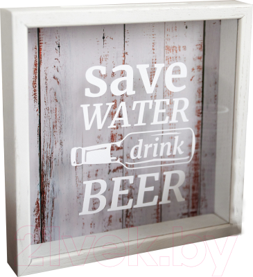 Копилка для пробок Richwood Save Water / beer2626-3g/white (белый)