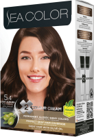 Крем-краска для волос Sea Color Hair Dye Kit тон 5.4 (светлый каштан) - 