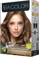 Крем-краска для волос Sea Color Hair Dye Kit тон 8.37 (песочный) - 