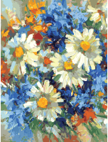 

Картина по номерам, Солнечные ромашки / 191-AS