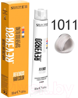 Крем-краска для волос Selective Professional Reverso Superfood 1011 / 891011 (100мл, блондин ультра пепельный)