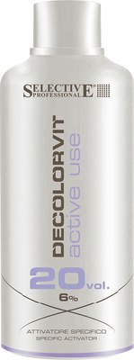 Эмульсия для окисления краски Selective Professional Decolorvit Active Use 6% / 70141 (750мл) - 