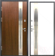 Входная дверь Nord Doors 70 98x206 левая частично остекленная (каштан/RAL 9003 муар) - 