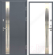 Входная дверь Nord Doors 70 98x206 правая частично остекленная (RAL 7016/RAL 9003 муар) - 