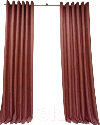 Шторы Модный текстиль 03L / 112MTSOFTA13 (250x180, 2шт, розовый)