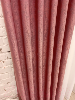 Шторы Модный текстиль 06L / 112MTSOFTA13 (250x180, 2шт, розовый)